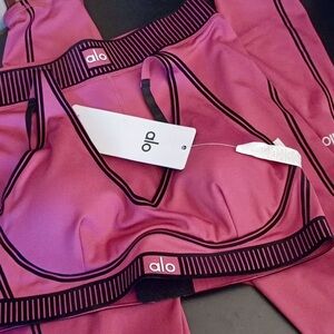 Yoga Set Women's Pink Intimates Set